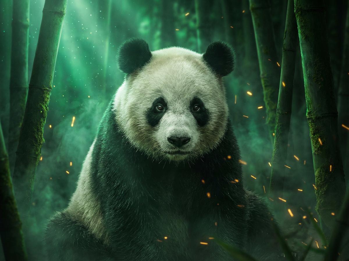 日本三级-熊猫幼崽竹林嬉戏视频